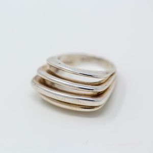 Robert Lee Morris Sterling Silver Ring 925 sz 55